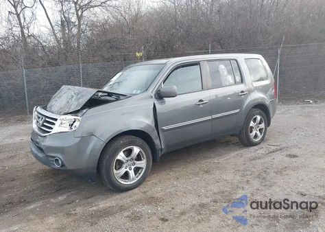 2012 Honda Pilot Ex-L from USA, damaged, VIN 5FNYF4H66CB025346